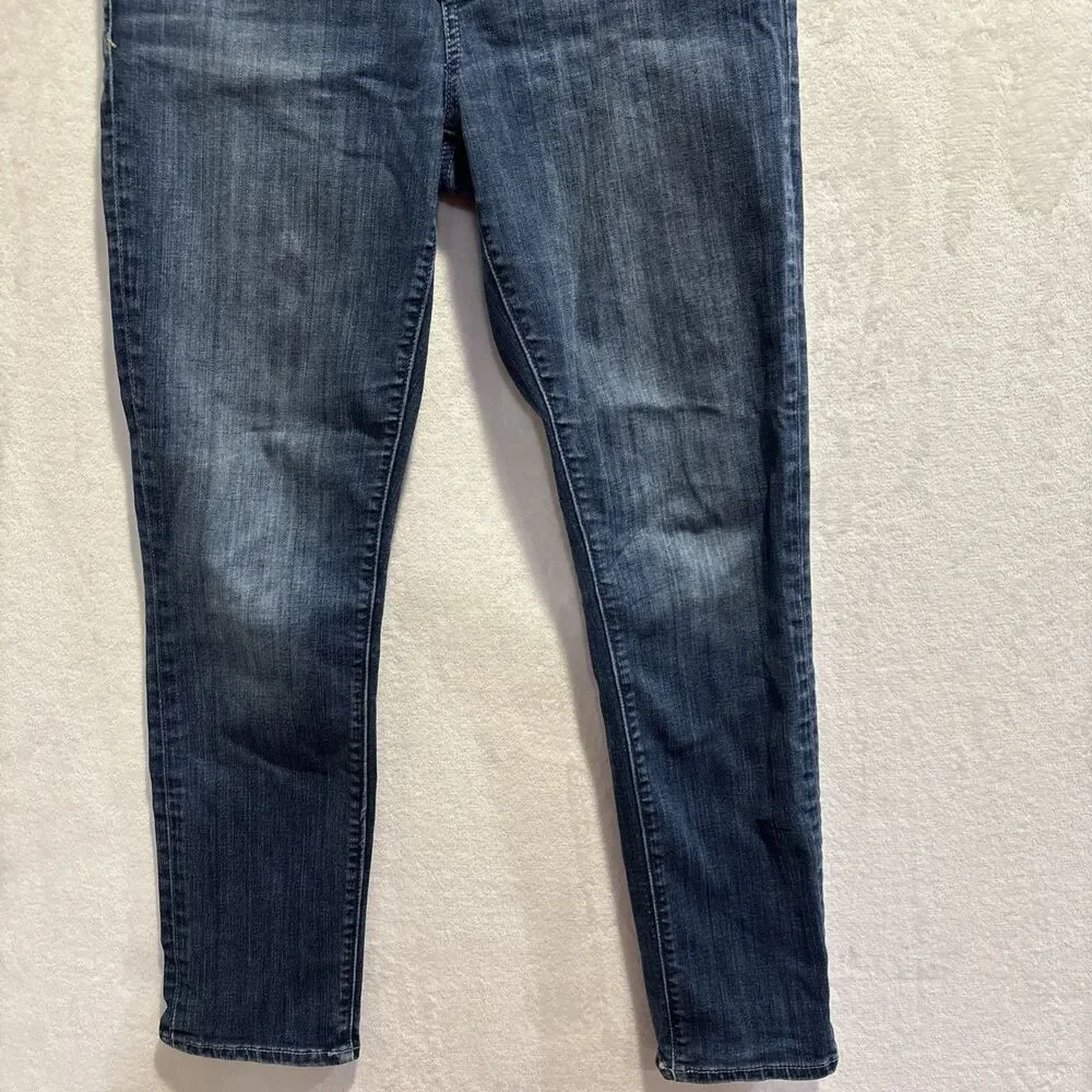 Pilcro and the Letterpress Stet Jeans Women's 30 Slim Leg Ankle Medium Wash Blue